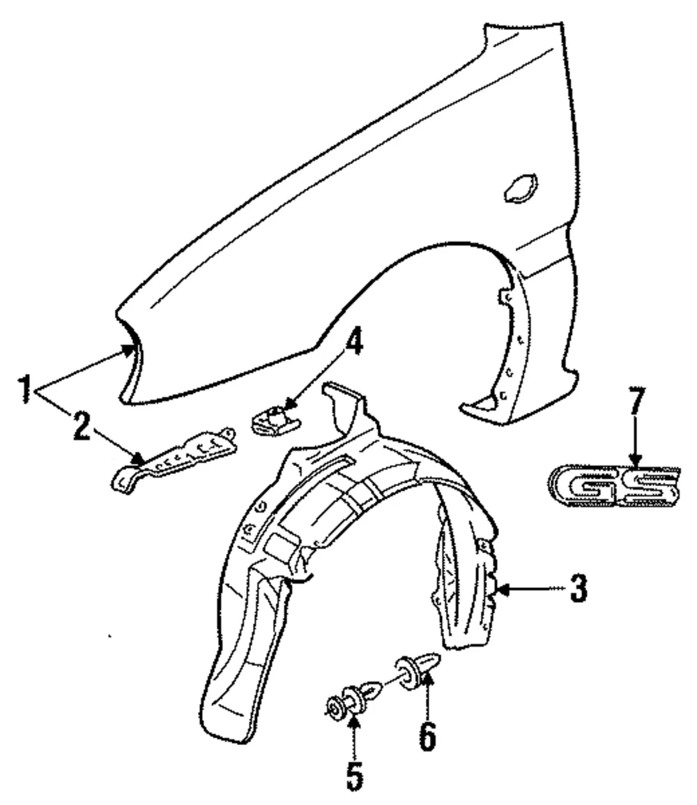 Fender - Driver's Side (LH) - Mazda (EAY1-52-200)