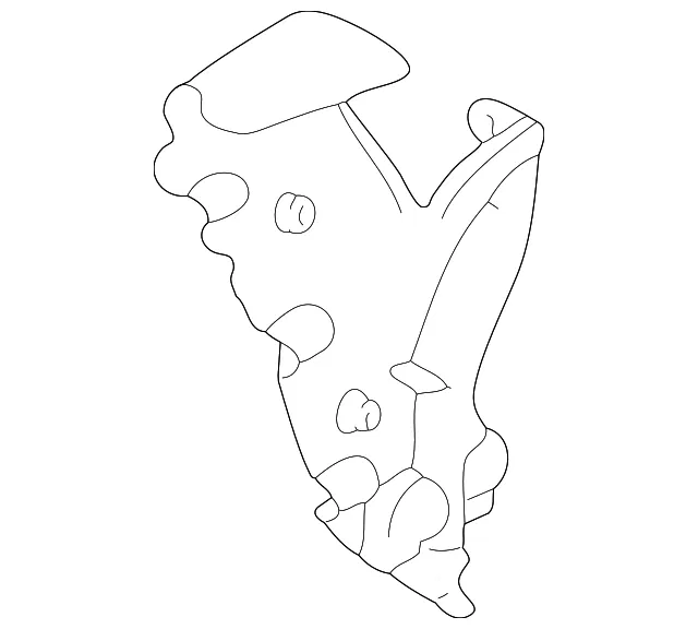 Splash Shield - Driver's Side (LH) - Mazda (EC01-50-350D)