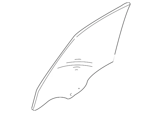Door Glass - Passenger Side (RH) - Mazda (EC01-58-511C)