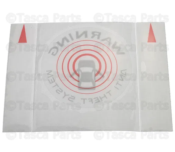 Anti-Theft Label - Mazda (EC01-66-201)
