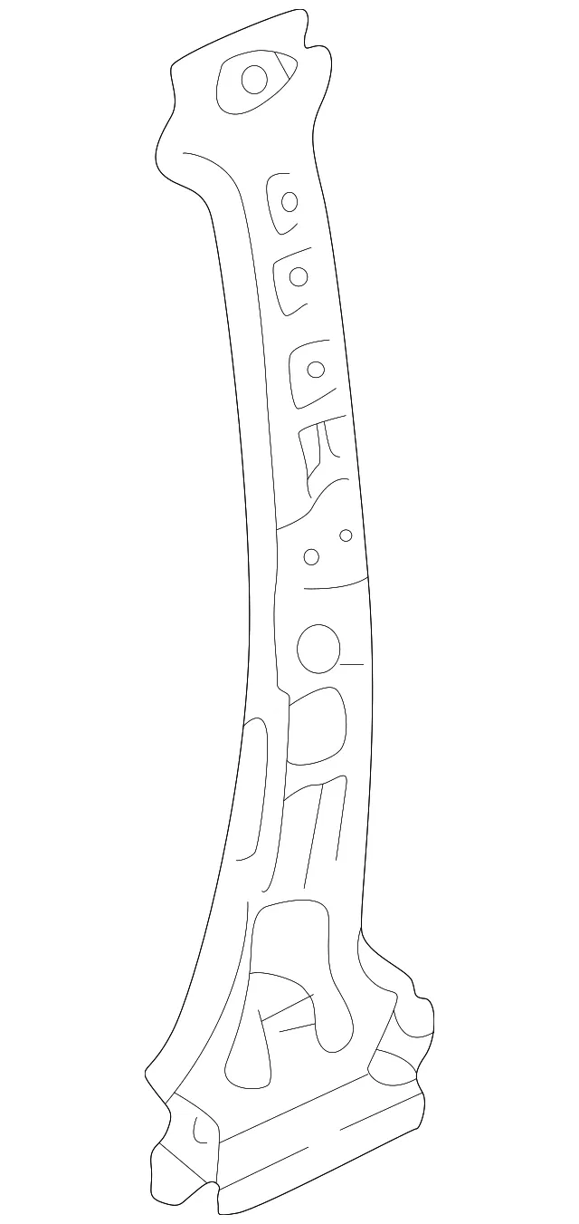 PILLAR R B INNER - MAZDA (EC0170080B)