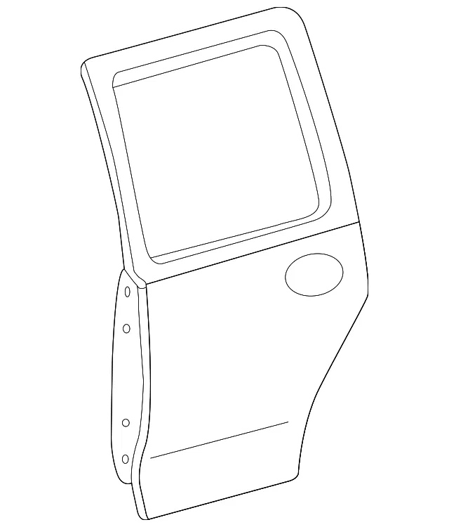 Body Lt Rr Door - MAZDA (EC0273020R)