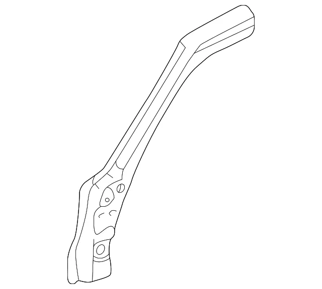 Hinge Pillar - Driver's Side (LH) - Mazda (ECY1-71-220)