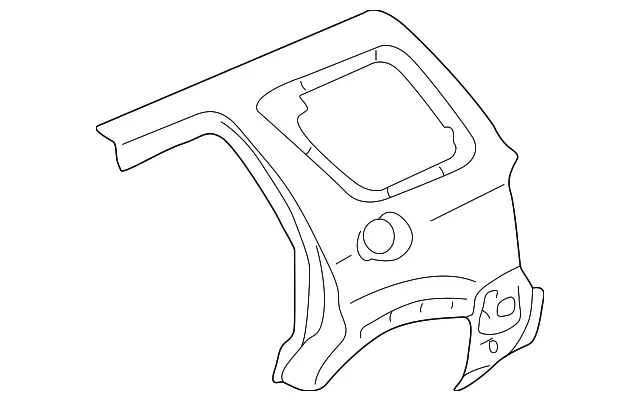 Quarter Panel - Driver's Side (LH) - Mazda (ECY2-71-401B)