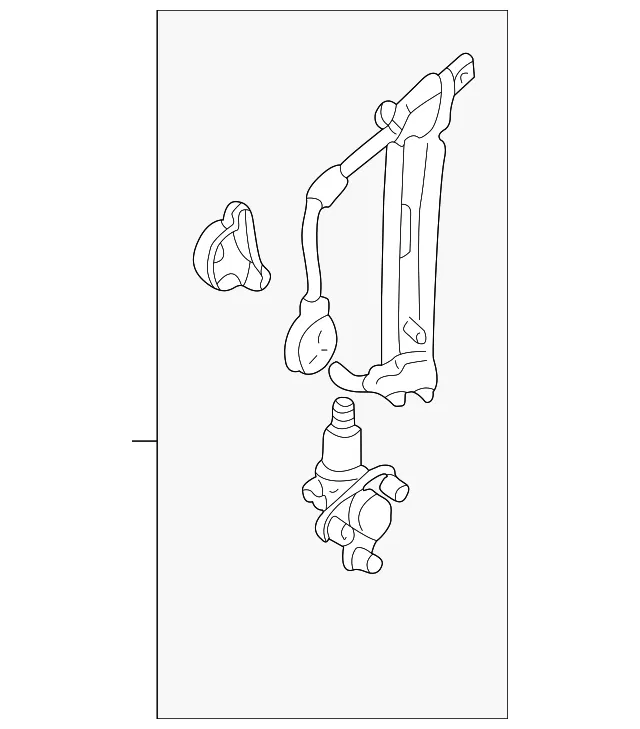 Window Regulator - Passenger Side (RH) - Mazda (EF91-72-560A)