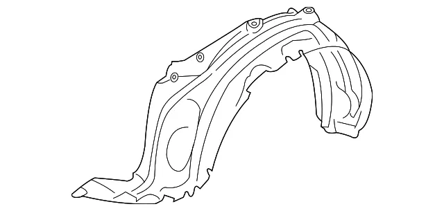 Fender Liner - Driver's Side (LH) - Mazda (EG21-56-141A)