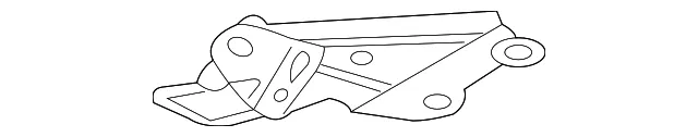Hinge Center Rr Back - Passenger Side (RH) - Mazda (EG21-57-540B)