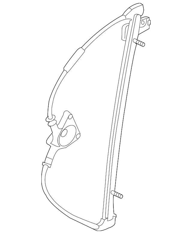 Window Regulator - Passenger Side (RH) - Mazda (EG21-72-590C)