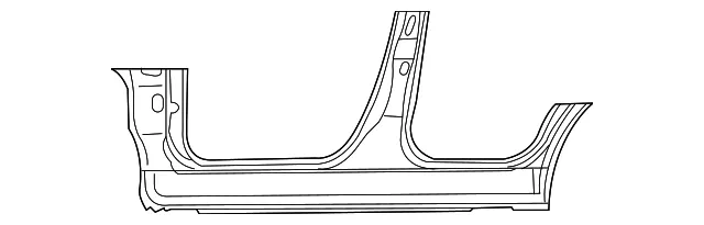 Rocker Panel - Passenger Side (RH) - Mazda (EGY1-70-271A)