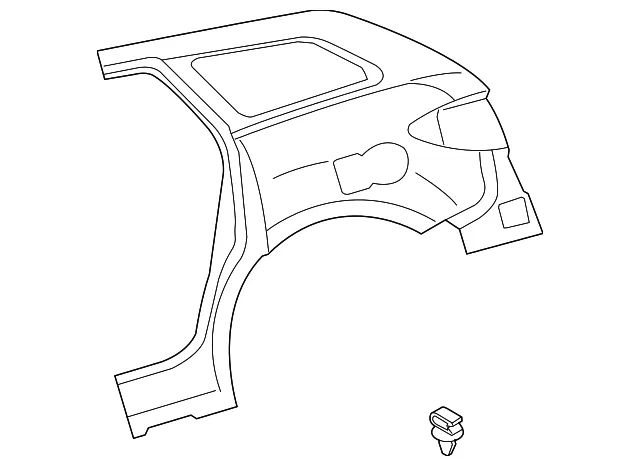 Quarter Panel - Driver's Side (LH) - Mazda (EGY1-71-410C)