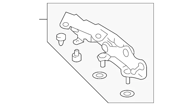 Hinge Assembly - Driver's Side (LH) - Mazda (F151-52-720G)