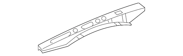 Reinf.(R) Wheel Apron - Passenger Side (RH) - Mazda (F151-53-260B)