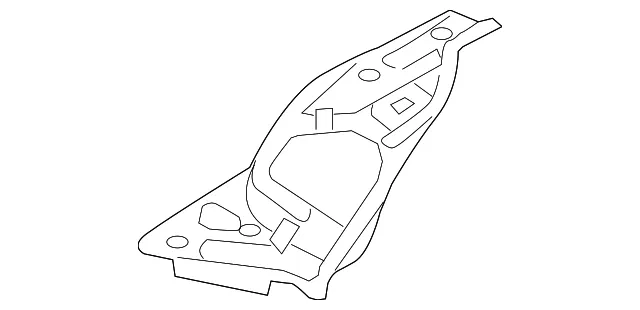 Apron Panel - Driver's Side (LH) - Mazda (F151-54-220D)