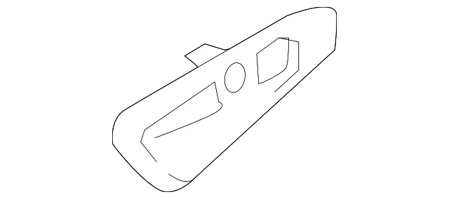 Handle Bezel - Passenger Side (RH) - Mazda (F151-58-303B-02)