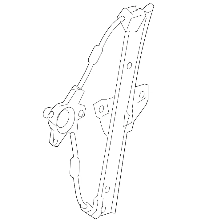 Window Regulator - Driver's Side (LH) - Mazda (F151-59-590E)