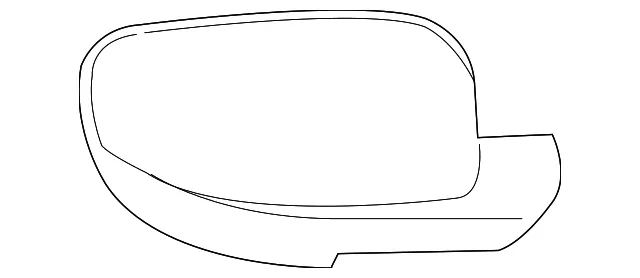 Mirror Housing - Driver's Side (LH) - Mazda (F151-69-1A7-88)