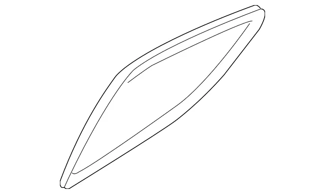 Weatherstrip R Qtr - Passenger Side (RH) - Mazda (F151-72-7G1J)