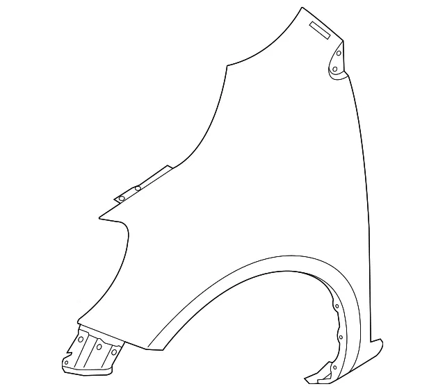 Front Fender, Right-Hand - Nissan (F3100-5EFMA)