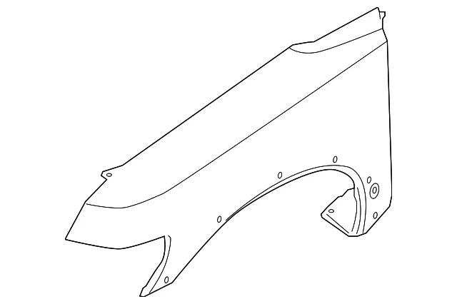 Fender - Passenger Side (RH) - Nissan (F3100-ZQ0MA)