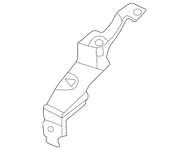 Front Fender Lower Bracket, Left - Nissan (F3161-5EFMA)