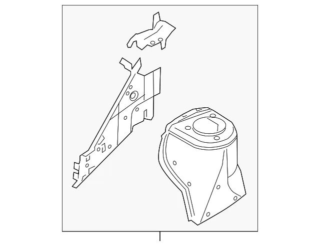 Apron Assembly - Passenger Side (RH) - Nissan (F4120-3LMMA)