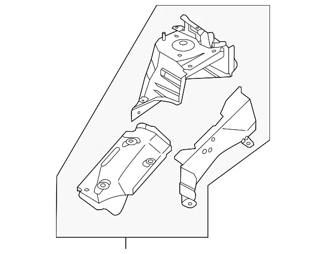 Apron Assembly - Passenger Side (RH) - Nissan (F4120-4BAMA)