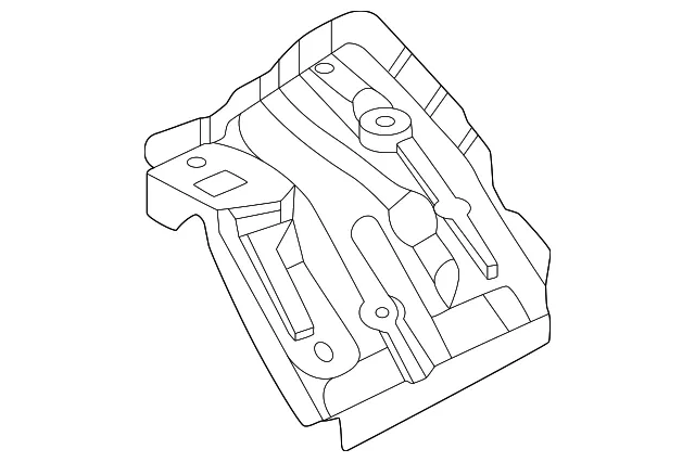 Lower Hood Ledge, Front Right - Nissan (F4132-7LGMA)