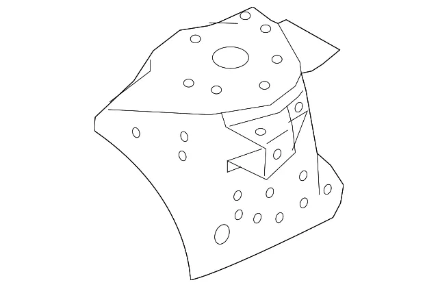 Lower Hood Ledge, Rear Left - Nissan (F4141-3TTMA)