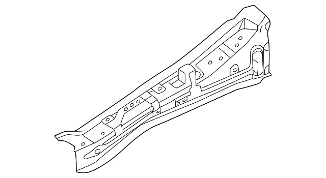 Hood Ledge Reinforcement, Left - Nissan (F4181-6LTAA)