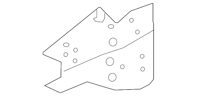 Apron Reinforced - Driver's Side (LH) - Nissan (F4181-EZ2AA)