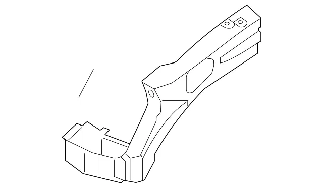 Apron Reinforced - Driver's Side (LH) - Nissan (F4181-ZS0MA)