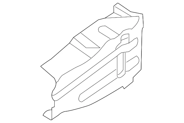 Rear Right Hood Ledge Reinforcement - Nissan (F4186-9BUAA)