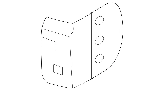 Hood Ledge Reinforcement, Left - Nissan (F41H1-7LGMA)