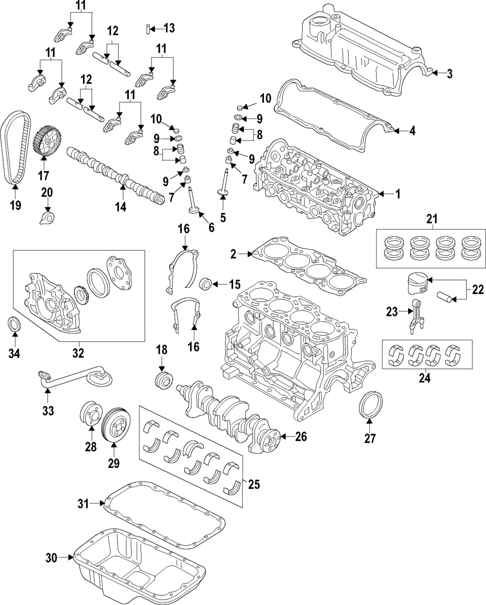 Arm Rocker - MAZDA (F80312130)