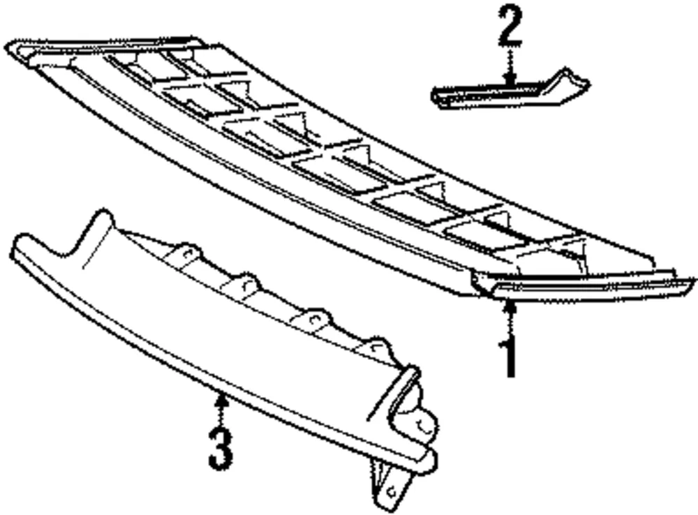 Radiator Grille - MAZDA (FA0150711A)