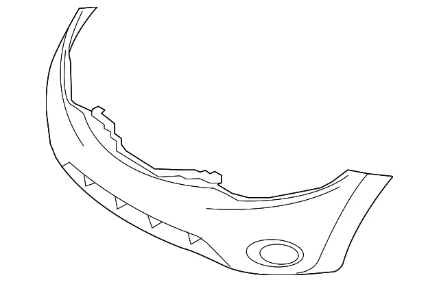 Front Bumper Face, Painted - Nissan (FBM22-1AA0J)