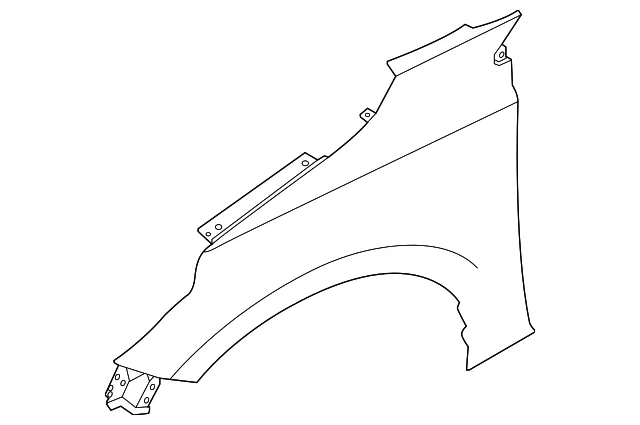 Front Fender, Left - Nissan (FC101-6LBMB)