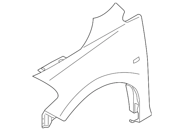 Front Fender, Right - Nissan (FCA00-ZW5MB)