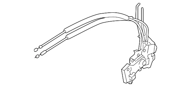 Latch Assembly - Passenger Side (RH) - Mazda (FE01-58-310D)