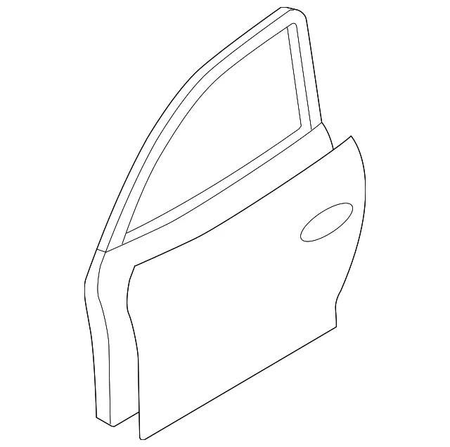 Door Shell - Passenger Side (RH) - Mazda (FEY1-58-02X)