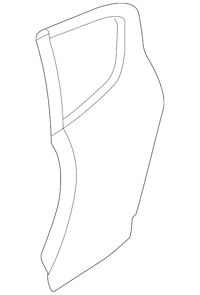 Door Shell - Passenger Side (RH) - Mazda (FEY1-72-02XA)