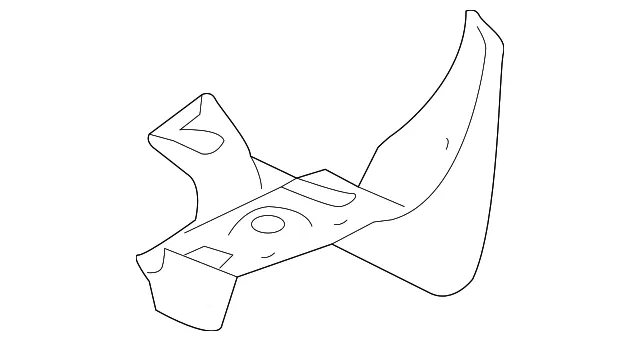 Deflector - Passenger Side (RH) - Mazda (FF19-51-PV1A)