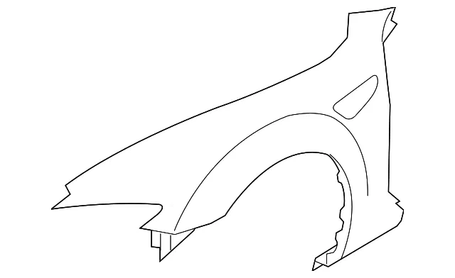 Fender - Passenger Side (RH) - Mazda (FFY2-52-100)