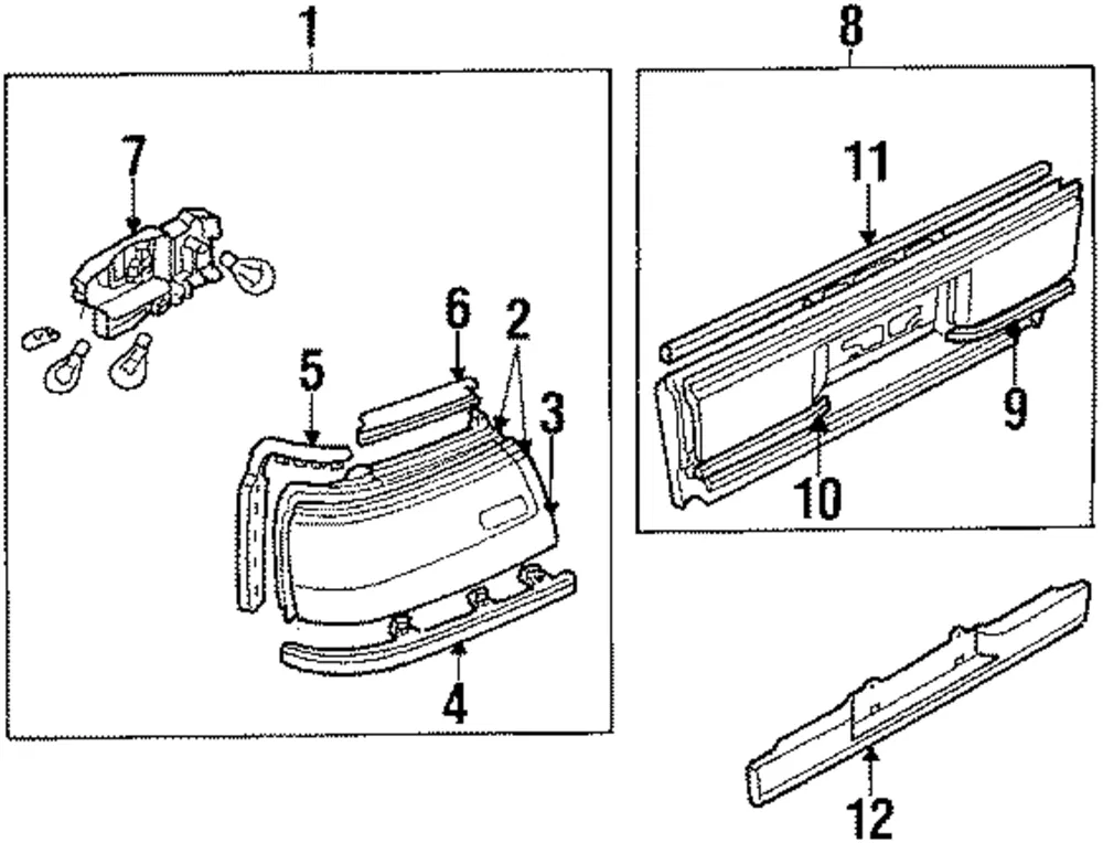 Side Molding - Driver's Side (LH) - Mazda (G225-51-169)
