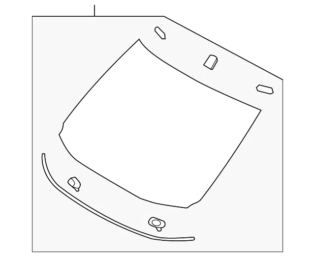 Windshield - Nissan (G2700-1JA1A)
