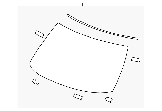 Windshield - Nissan (G2700-6GG0A)