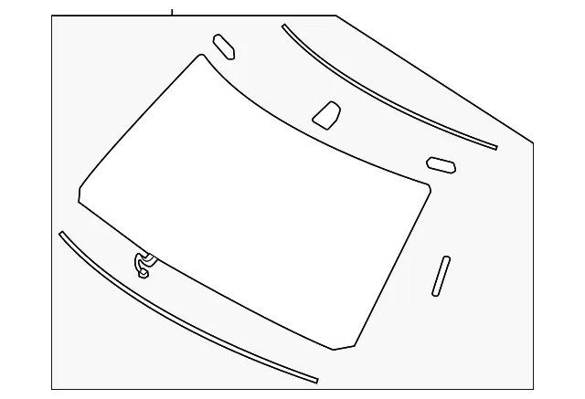 Windshield - Nissan (G2700-7KA4A)