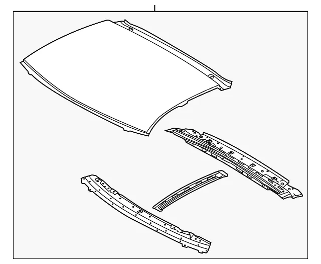 Roof Panel - Nissan (G3100-6GCMB)