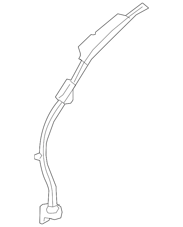 Hinge Pillar Reinforced - Driver's Side (LH) - Nissan (G6215-EZ2MC)