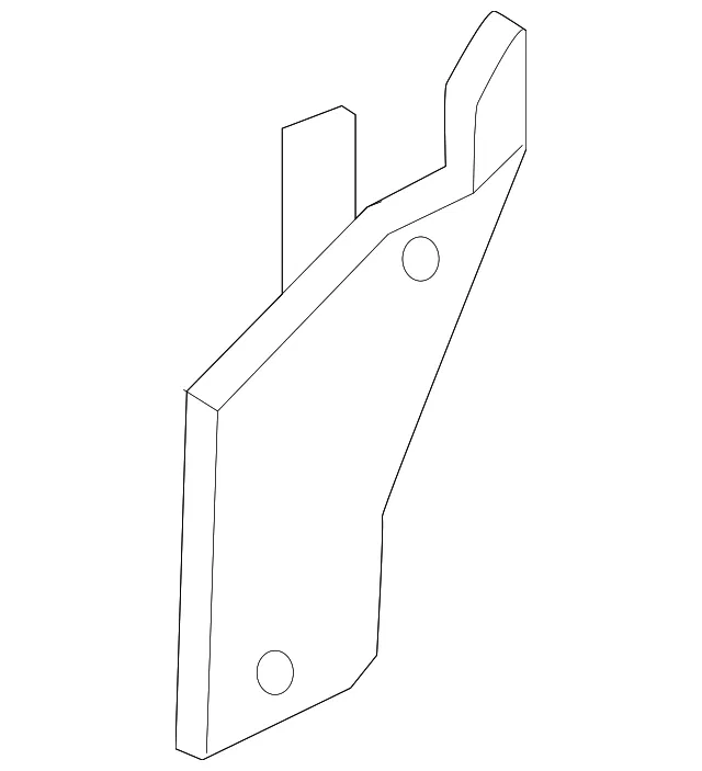 Front Pillar Lower Reinforcement, Left - Nissan (G6227-7BAMA)